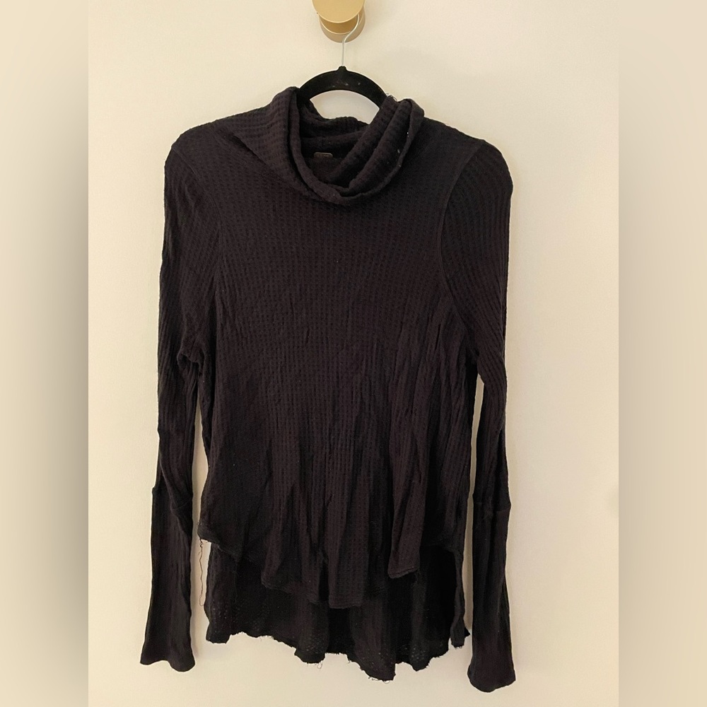 Free People Sweater Turtleneck - Black - S